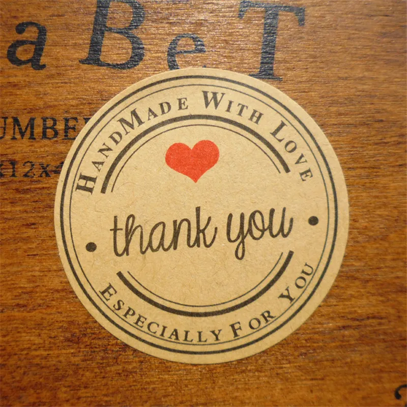 120pcs Handmade wtih Love Self Adhesive Seal Sticker Thank you Round Scrapbooking Paper Labels DIY Cake Dessert Gift Paper Tags
120pcs Handmade wtih Love Self Adhesive Seal Sticker Thank you Round Scrapbooking Paper Labels DIY Cake Dessert Gift Paper Tags
