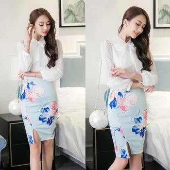 2016 New Arrival Fashion Knee-Length Skirt Women High Waist Printed Color Skirt Female Elegant Sexy Plus Size skirt 325H 30
2016 New Arrival Fashion Knee-Length Skirt Women High Waist Printed Color Skirt Female Elegant Sexy Plus Size skirt 325H 30