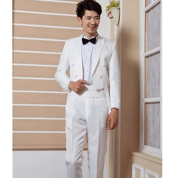 New royal style Tailcoat ivory Wedding Groom men suit Set (Blazers+Pants+Tie) 2020 Mens suits Latest Coat Pants Designs Tuxedo
New royal style Tailcoat ivory Wedding Groom men suit Set (Blazers+Pants+Tie) 2020 Mens suits Latest Coat Pants Designs Tuxedo