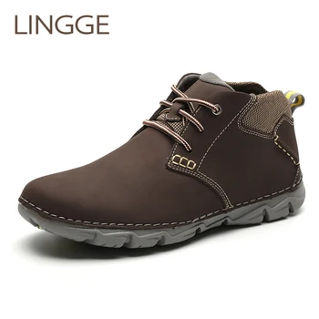 Linnge Shoes Light Weight Men Boots Genuine Leather Ankle Boots Casual Lace-Up Big Size Men Shoes Handmade Boot
Linnge Shoes Light Weight Men Boots Genuine Leather Ankle Boots Casual Lace-Up Big Size Men Shoes Handmade Boot