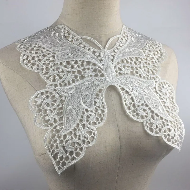Fashion White Butterfly Lace Collar ,cotton Lace Craft Sewing Neckline Collar Applique Trims Scrapbooking BW163
Fashion White Butterfly Lace Collar ,cotton Lace Craft Sewing Neckline Collar Applique Trims Scrapbooking BW163