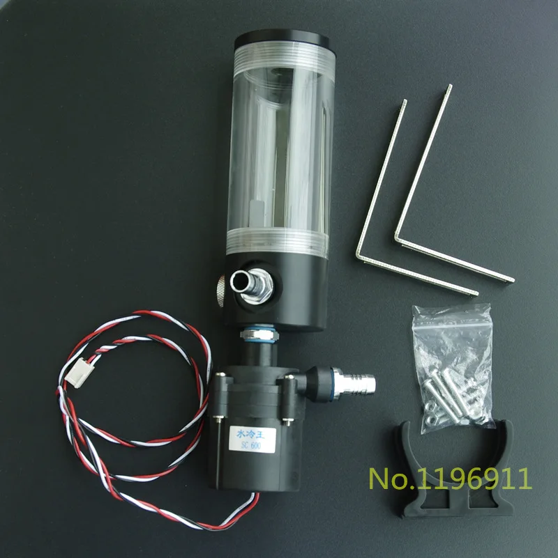 KOOLASON SC600 110mm 140mm 190mm DC12V Computer Water Cooling Cooler Acrylic Cylindrical Transparent water tank Pump box 3PIN
KOOLASON SC600 110mm 140mm 190mm DC12V Computer Water Cooling Cooler Acrylic Cylindrical Transparent water tank Pump box 3PIN