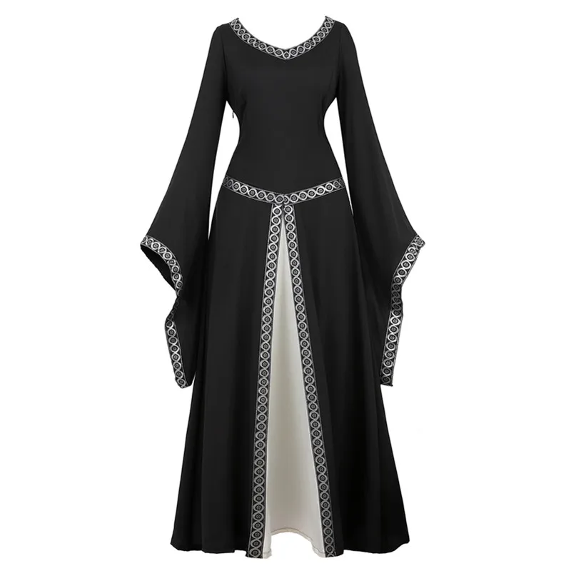 Womens Deluxe Medieval Victorian Costume Renaissance Medieval Dress Costumes Irish Over Cosplay Retro Gown Fancy Long Dress
Womens Deluxe Medieval Victorian Costume Renaissance Medieval Dress Costumes Irish Over Cosplay Retro Gown Fancy Long Dress