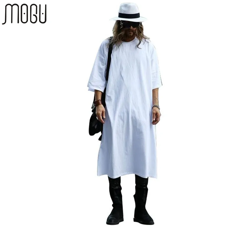 MOGU Extra Long Tee Shirts For Men O-Neck Extra Long Line Tops Tees Solid White Color T-shirt Men Big Size Men T Shirts
MOGU Extra Long Tee Shirts For Men O-Neck Extra Long Line Tops Tees Solid White Color T-shirt Men Big Size Men T Shirts
