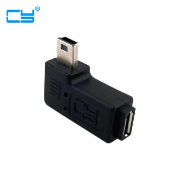 90 degree right angled MINI USB b 5pin male to MICRO USB female Data sync power ADAPTER 2pcies/lot
90 degree right angled MINI USB b 5pin male to MICRO USB female Data sync power ADAPTER 2pcies/lot