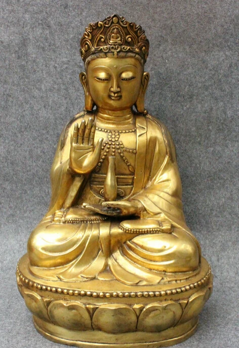 USPS to USA S1774 22" China Buddhism Bronze Gilt Temple Kwan-yin GuanYin Buddha Goddess Pot Statue (B0328)
USPS to USA S1774 22" China Buddhism Bronze Gilt Temple Kwan-yin GuanYin Buddha Goddess Pot Statue (B0328)