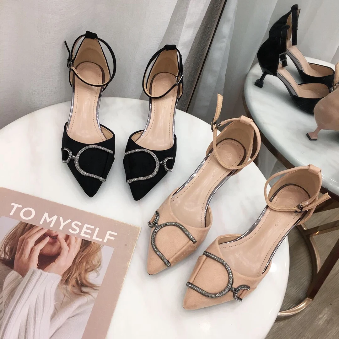 Shoes Woman Pumps ThinHigh Heels New 2019 Autumn Crystal Buckle Sexy Ladies Party Office Pointed Toe Wedding Dress Pumps 5CM
Shoes Woman Pumps ThinHigh Heels New 2019 Autumn Crystal Buckle Sexy Ladies Party Office Pointed Toe Wedding Dress Pumps 5CM