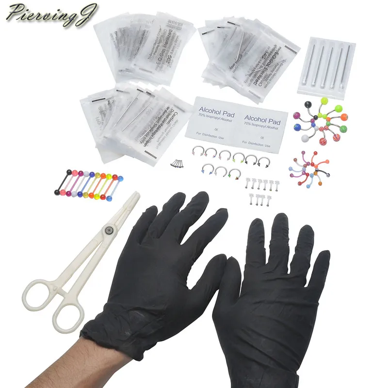 PiercingJ New Hot Selling 126pcs Stainless Steel Navel Nose Tongue Eyebrows Ring & Piercing Supplies Kits
PiercingJ New Hot Selling 126pcs Stainless Steel Navel Nose Tongue Eyebrows Ring & Piercing Supplies Kits