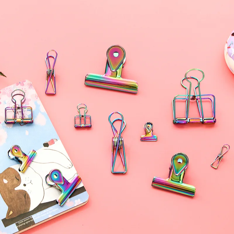 Colorful Water Drop Fish Tail Clip Hollow Out Metal Binder Clips Notes Letter Paper Clip Office Supplies FOD
Colorful Water Drop Fish Tail Clip Hollow Out Metal Binder Clips Notes Letter Paper Clip Office Supplies FOD