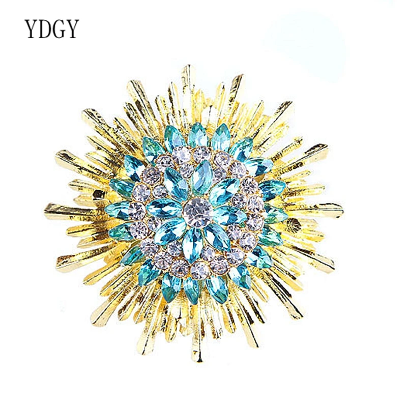 YDGYLuxurious Flower brooches Crystal Enamel of Sunflower Brooch Pin Accessories Fashion
YDGYLuxurious Flower brooches Crystal Enamel of Sunflower Brooch Pin Accessories Fashion