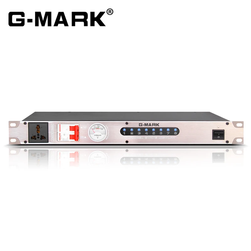 G-MARK PK09 Professional Audio 9 Channels Power Sequence Controller Automatic power strip bar Effectively protect the switch
G-MARK PK09 Professional Audio 9 Channels Power Sequence Controller Automatic power strip bar Effectively protect the switch