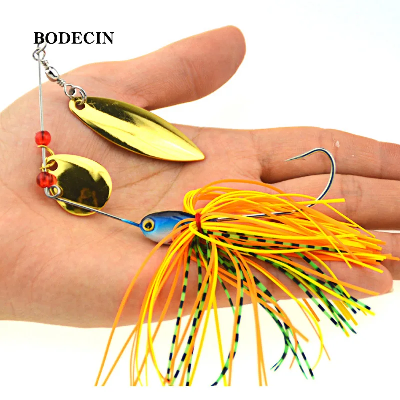 1PS Fishing Lure Wobblers Lures Wobbler Spinners Spoon Bait For Pike Peche Tackle All Artificial Baits Metal Sequins Spinnerbait (1)