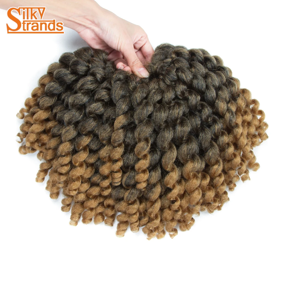Jamaican Bounce Crochet Braiding Hair Extensions Silky Strands Crochet Braids Jumpy Wand Curls Synthetic Hair
Jamaican Bounce Crochet Braiding Hair Extensions Silky Strands Crochet Braids Jumpy Wand Curls Synthetic Hair