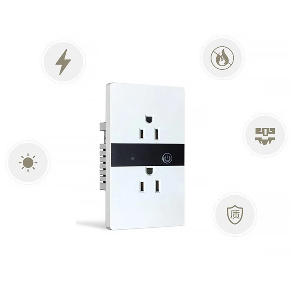 WIFI Wireless Two Hole Office Energy Saving Voice Control US Plug Home Intelligent Wall Socket
WIFI Wireless Two Hole Office Energy Saving Voice Control US Plug Home Intelligent Wall Socket