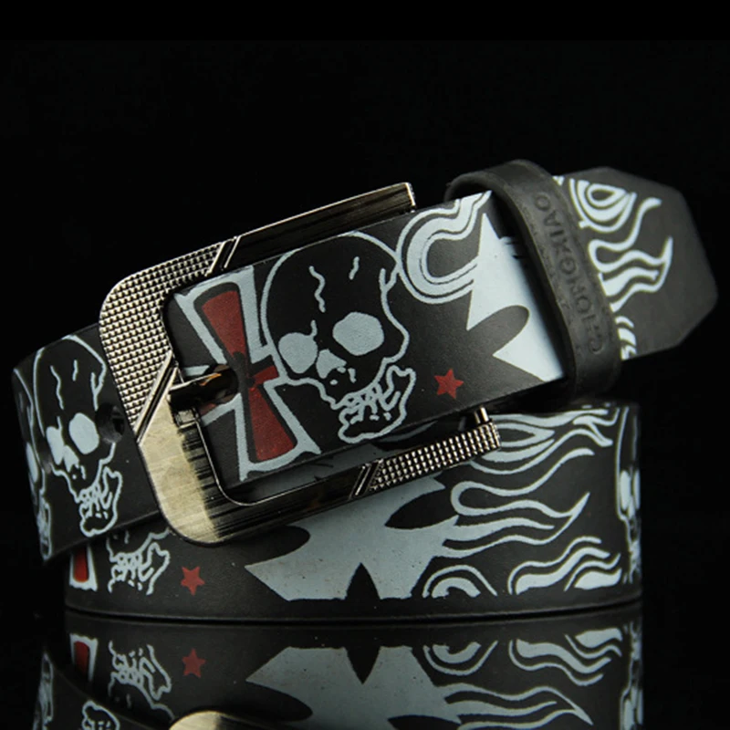 Shipping-free Men Leather Belts Adjustable Retro Waistband Waist Fashion Skull Printed Strap Belts
Shipping-free Men Leather Belts Adjustable Retro Waistband Waist Fashion Skull Printed Strap Belts