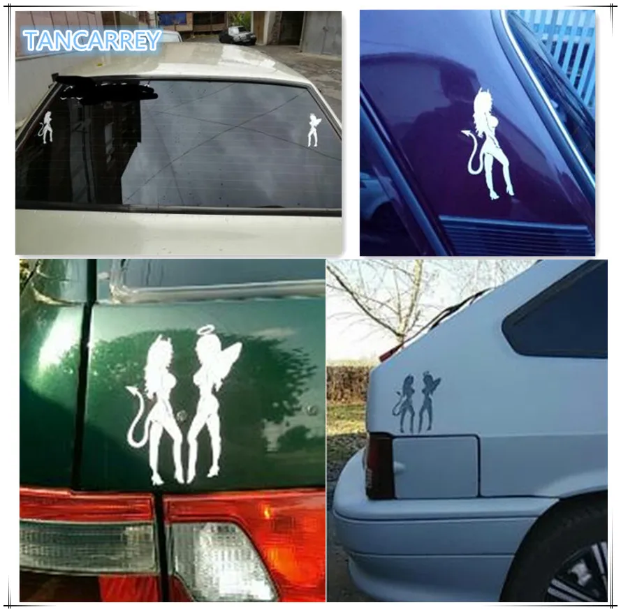 CAR Devil & Angel StickerS FOR Chevrolet Cruze Aveo Lacetti Captiva Cruz Niva Spark Orlando Epica Sail Sonic Lanos Accessories
CAR Devil & Angel StickerS FOR Chevrolet Cruze Aveo Lacetti Captiva Cruz Niva Spark Orlando Epica Sail Sonic Lanos Accessories