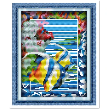 Reef Fish 11CT 14CT Printed On Canvas Embroidery Cross Set DMC Cross Stitch Fabric Chinese Counted Cross Stitch Pattern DIY SET
Reef Fish 11CT 14CT Printed On Canvas Embroidery Cross Set DMC Cross Stitch Fabric Chinese Counted Cross Stitch Pattern DIY SET