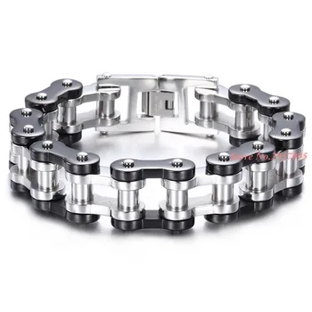 23cm*20mm Punk Stainless Steel Bracelet Men Biker Bicycle Motorcycle Chain Men's Bracelets Mens Bracelets & Bangles
23cm*20mm Punk Stainless Steel Bracelet Men Biker Bicycle Motorcycle Chain Men's Bracelets Mens Bracelets & Bangles