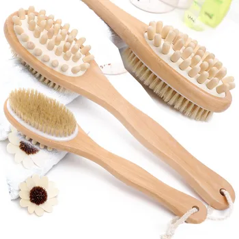 2-in-1 Body Brush Sided Natural Bristles Body Brush Scrubber Long Handle Wooden Spa Shower Brush Bath Massage Brushes
2-in-1 Body Brush Sided Natural Bristles Body Brush Scrubber Long Handle Wooden Spa Shower Brush Bath Massage Brushes