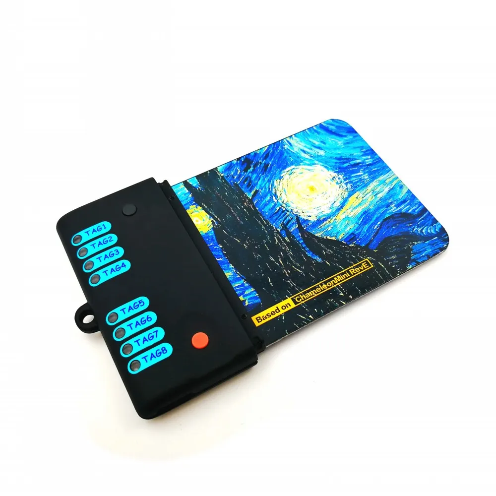 Chameleon RDV2.0 RFID Card Cloner Copier 13.56MHZ NFC Simulation Duplicator +5pcs UID White Cards +5pcs UID Token Key
Chameleon RDV2.0 RFID Card Cloner Copier 13.56MHZ NFC Simulation Duplicator +5pcs UID White Cards +5pcs UID Token Key