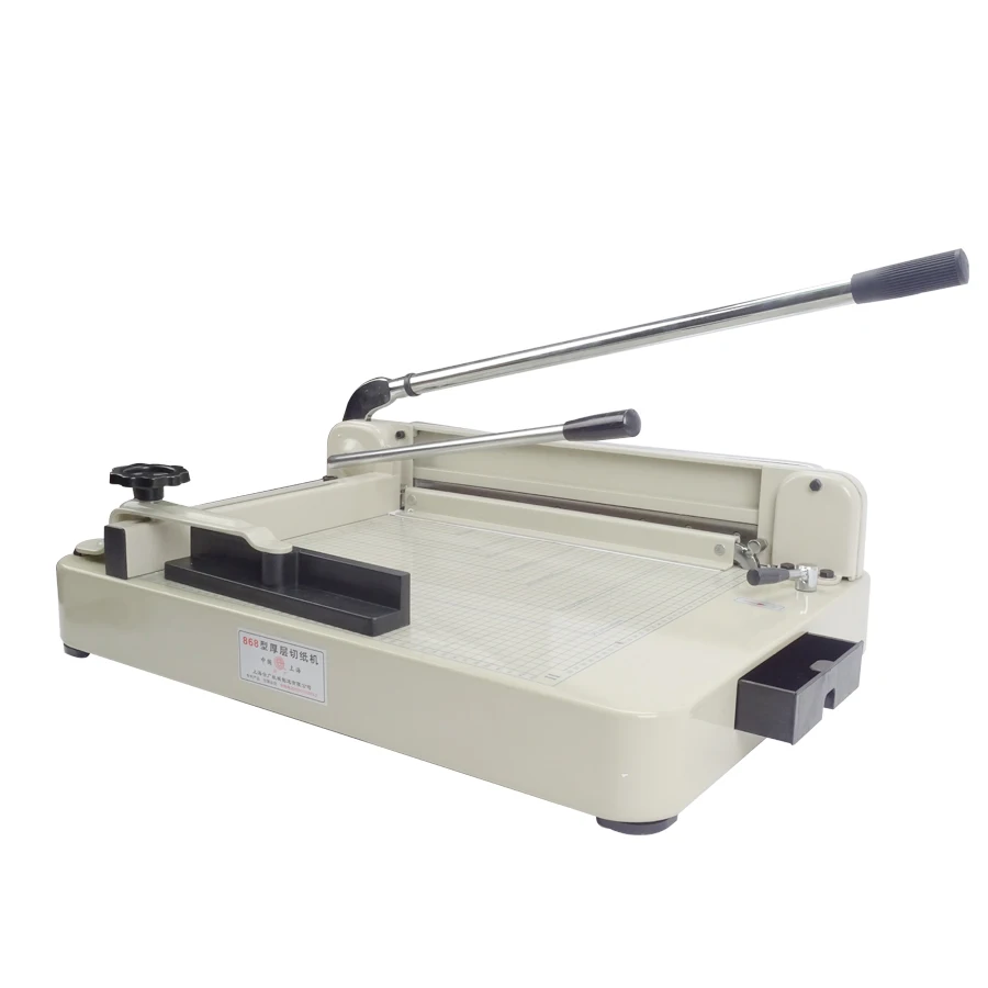High Quality A4 B5 A3 A5 Paper Cutter 17" YG 868 Heavy Duty Manual Paper Trimmer Cutting Machine
High Quality A4 B5 A3 A5 Paper Cutter 17" YG 868 Heavy Duty Manual Paper Trimmer Cutting Machine