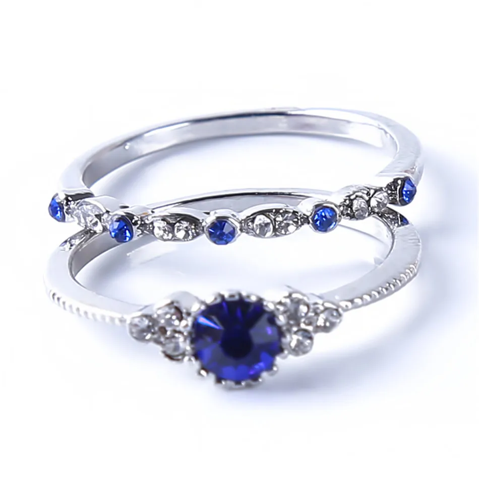 PENGBIN Ladies Couple Ring 2Pcs Delicate Zircon Ring Set Engagement Wedding Rings for Women Jewelry Gift
PENGBIN Ladies Couple Ring 2Pcs Delicate Zircon Ring Set Engagement Wedding Rings for Women Jewelry Gift