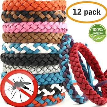 Mosquito Bracelets, set of 12 Mosquito Leather Bracelets Repellent Insects for Adult Kids Waterproof
Mosquito Bracelets, set of 12 Mosquito Leather Bracelets Repellent Insects for Adult Kids Waterproof