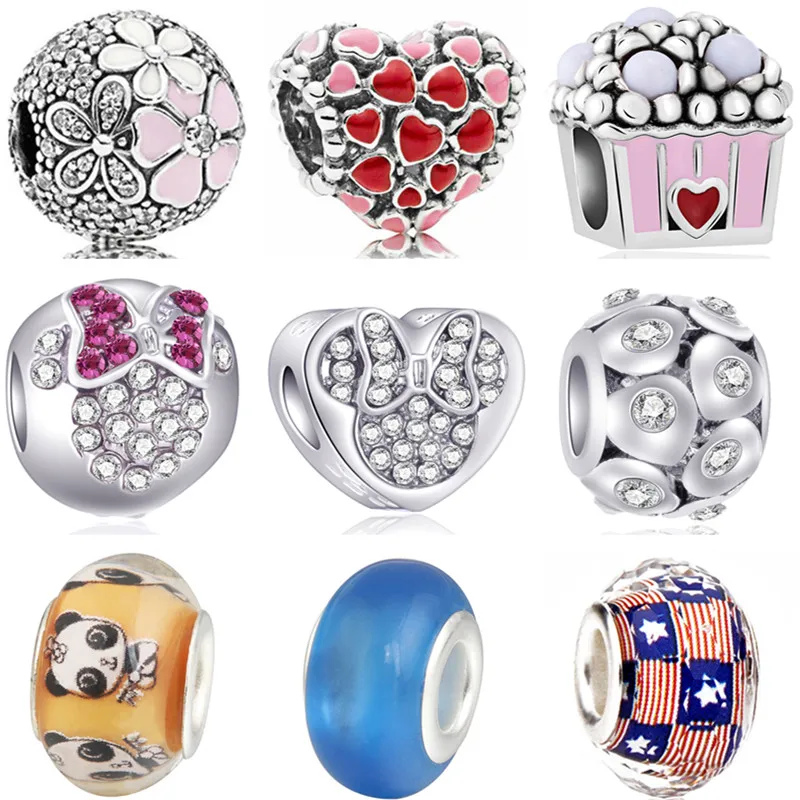 Luxurious Crystal Popcorn Purse Hearts Car Flowers Enamel Beads Fit Pandora Charms Bracelets & Bangles for Women Lover DIY Gifts
Luxurious Crystal Popcorn Purse Hearts Car Flowers Enamel Beads Fit Pandora Charms Bracelets & Bangles for Women Lover DIY Gifts