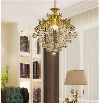 Modern Nordic Brass Copper Crystal Chandelier Lingting Luxurious LED AC 110V 220V E14 LED Pendant Lustre Suspension Art Lighting
Modern Nordic Brass Copper Crystal Chandelier Lingting Luxurious LED AC 110V 220V E14 LED Pendant Lustre Suspension Art Lighting