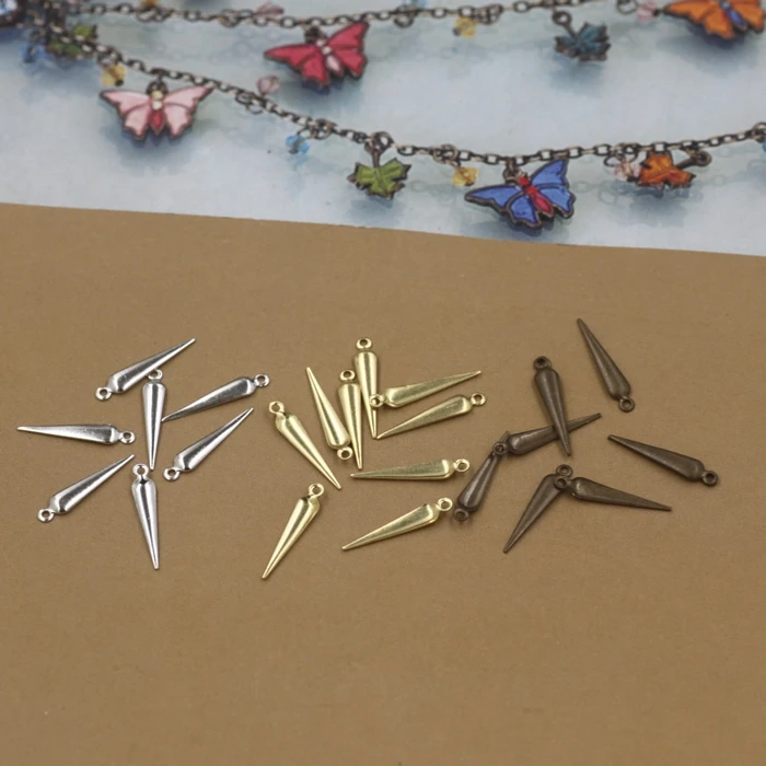BASEHOME 100pcs/lot 3x16mm Jewelry Charms Arrow Spear Pendant Metal Tassel Pendant for Handmade Necklace DIY
BASEHOME 100pcs/lot 3x16mm Jewelry Charms Arrow Spear Pendant Metal Tassel Pendant for Handmade Necklace DIY