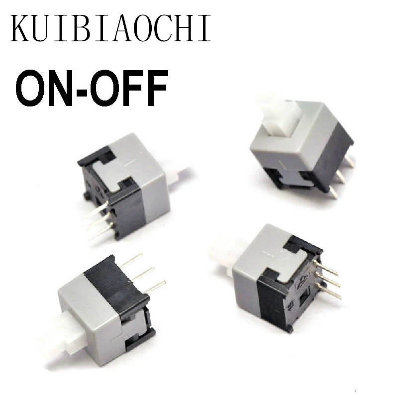 50pcs/lot Self-lock 8.5*8.5mm DIP 3pin 8.5x8.5MM Latching Contat Touch Micro Push Button Switch Tactile Push Button Switch
50pcs/lot Self-lock 8.5*8.5mm DIP 3pin 8.5x8.5MM Latching Contat Touch Micro Push Button Switch Tactile Push Button Switch