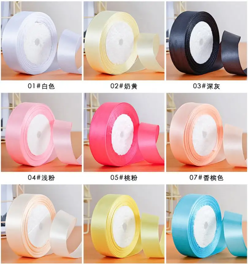 6mm 10mm 15mm 20mm 25mm 38mm 50mm Silk Satin Ribbons Wedding Christmas Birthday Party Gift Wrapping White Blue Purple Ribbons
6mm 10mm 15mm 20mm 25mm 38mm 50mm Silk Satin Ribbons Wedding Christmas Birthday Party Gift Wrapping White Blue Purple Ribbons