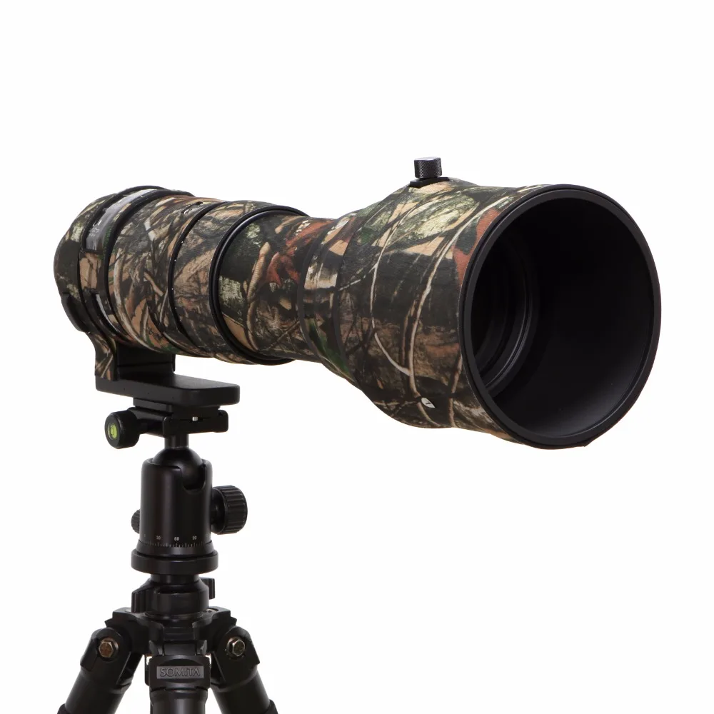 Camera Lens Coat Camouflage Lens Protective Case Guns Clothing For Sigma 150-600mm Sport Version Rubber Camo Cover Lens (9)