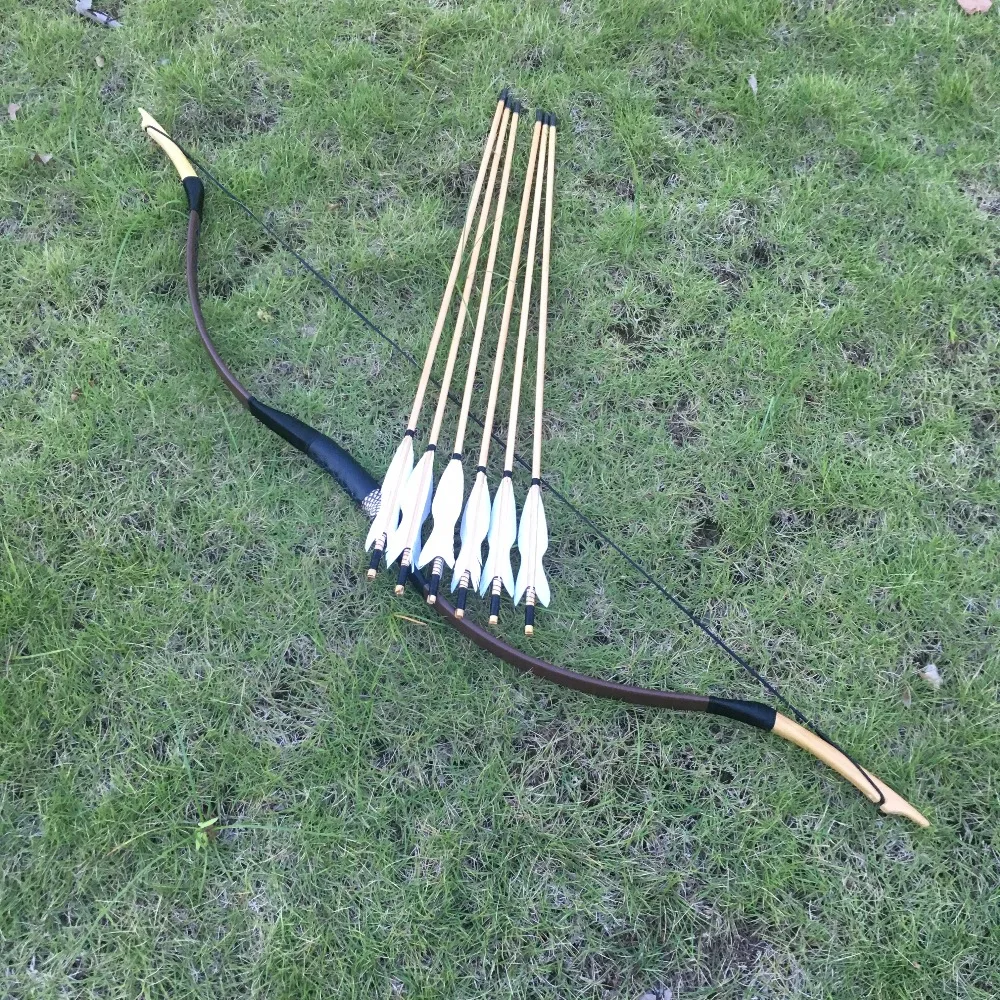 With 6 arrows 20-60lbs Archery Hunting Practice Tradition Handmade Recurve Bow Longbow Target
With 6 arrows 20-60lbs Archery Hunting Practice Tradition Handmade Recurve Bow Longbow Target