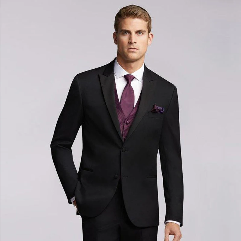 Black Mens Suits Wedding Groom Wear Terno Tuxedos 2 Pieces (Jacket+Pants) Slim Fit Business Prom Suits Costume Mariage Homme
Black Mens Suits Wedding Groom Wear Terno Tuxedos 2 Pieces (Jacket+Pants) Slim Fit Business Prom Suits Costume Mariage Homme