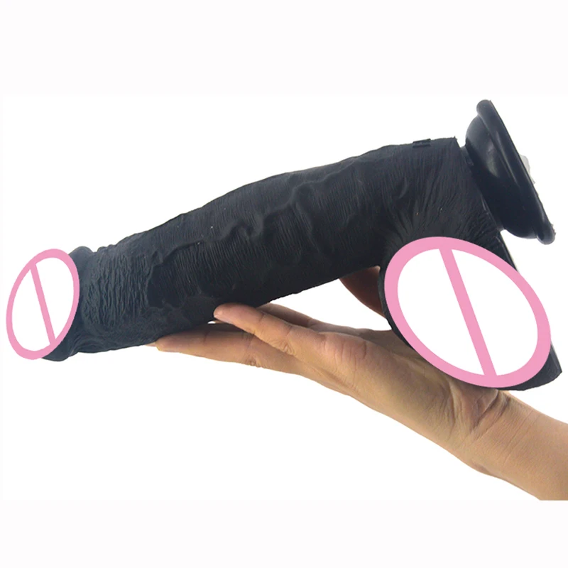 Silicone Dildo Super Huge Width 5.0cm Realistic Glans Penis With A Gigantic Egg Suction Cup For Woman Couple Design Sex Toy