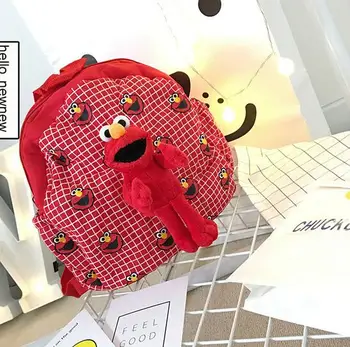 candice guo! new super cute plush backpack sesame street elmo red shoulder schoolbag kids kindergarten bag children gift 1pc
candice guo! new super cute plush backpack sesame street elmo red shoulder schoolbag kids kindergarten bag children gift 1pc