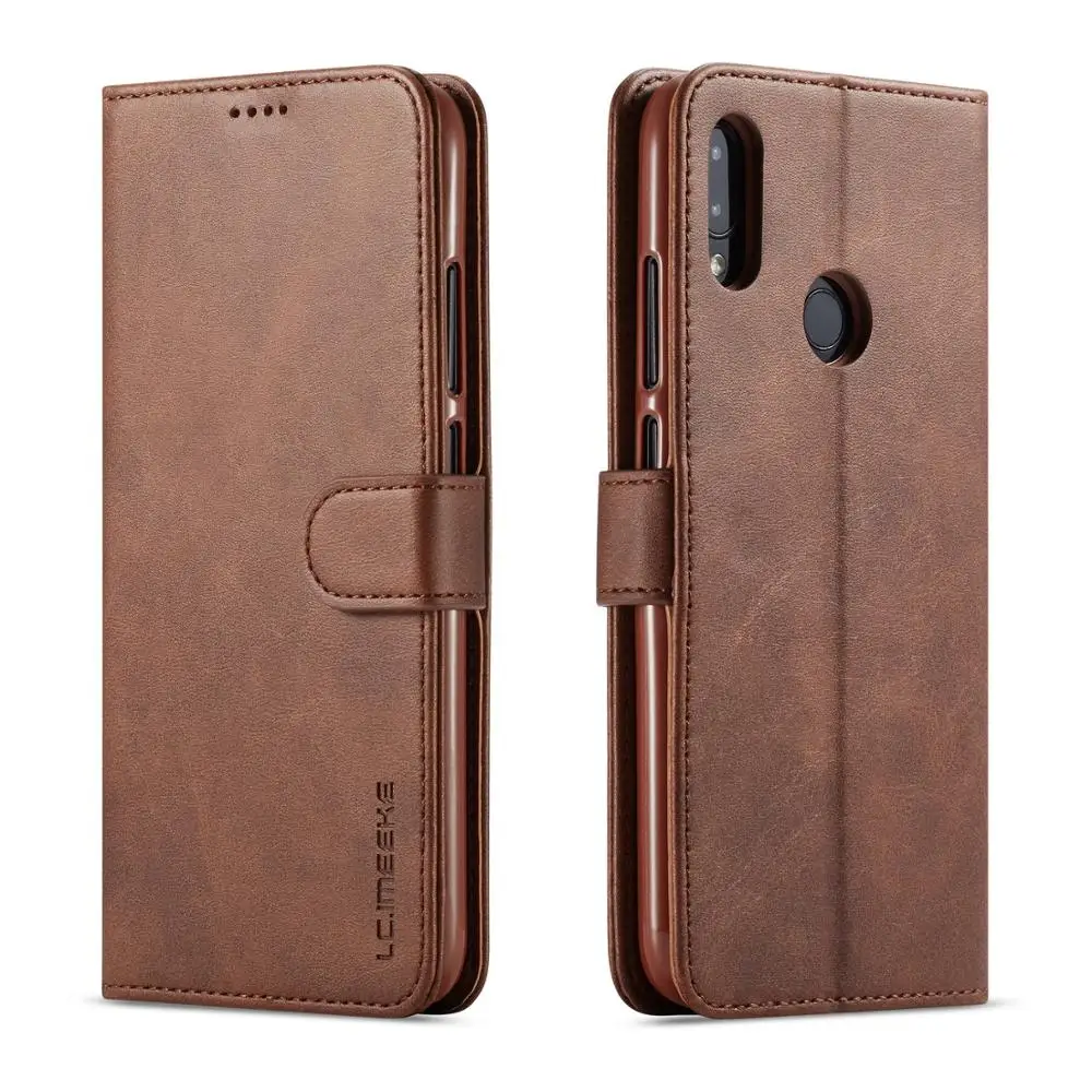 Кожаный чехол кошелек для Xiaomi Redmi Note 7 note pro книжка с держателем карт