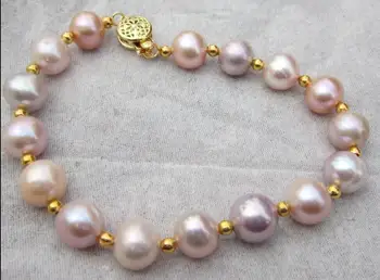 9-10MM NATURAL SOUTH SEA PINK PURPLE PEARL BRACELET 14K/20 GOLD
9-10MM NATURAL SOUTH SEA PINK PURPLE PEARL BRACELET 14K/20 GOLD