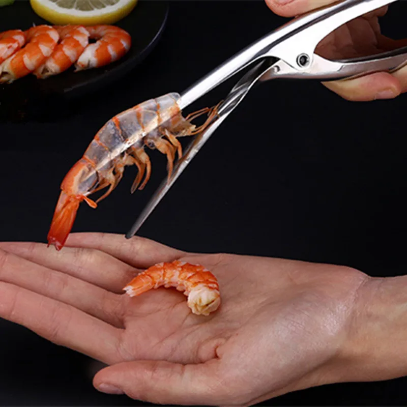 TTLIFE High-Class Stainless Steel Smart Shrimp Peeling Plier Easy Peel Shrimp Clamp Handy Shrimp Peel Tool Kitchen Restaurant
TTLIFE High-Class Stainless Steel Smart Shrimp Peeling Plier Easy Peel Shrimp Clamp Handy Shrimp Peel Tool Kitchen Restaurant