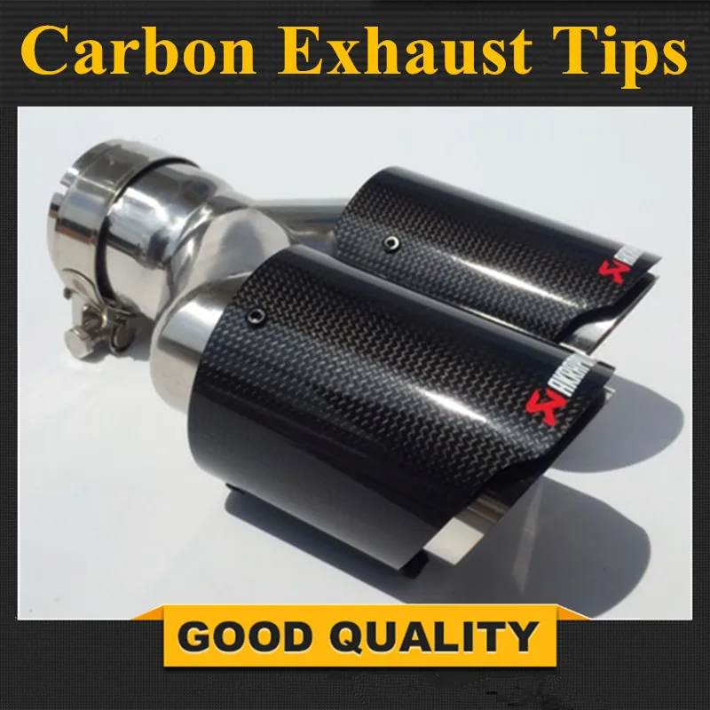 Free Shipping: 1PCS Dual AKRAPOVIC carbon fiber + Stainless Steel exhaust tip exhaust pipe muffler Glossy Black Exhaust Tip
Free Shipping: 1PCS Dual AKRAPOVIC carbon fiber + Stainless Steel exhaust tip exhaust pipe muffler Glossy Black Exhaust Tip