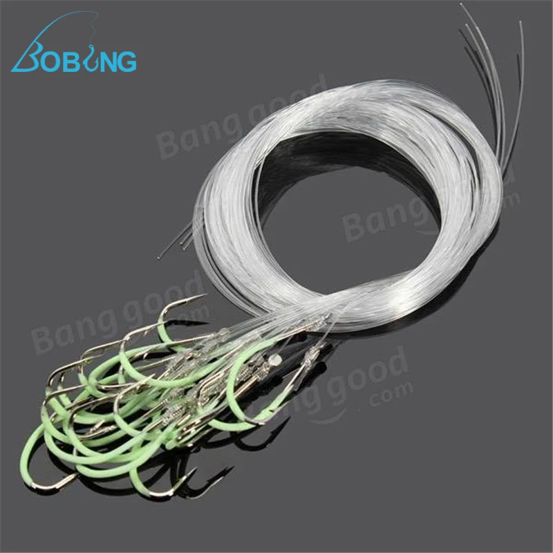 Bobing 30Pcs/lot 12-28# Multi-size Night Luminous Phosphorescent Barb Fishing Hooks With Fishing Line String
Bobing 30Pcs/lot 12-28# Multi-size Night Luminous Phosphorescent Barb Fishing Hooks With Fishing Line String