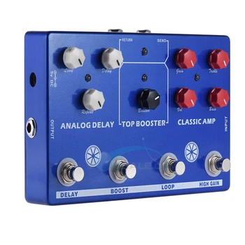 Mosky Tone Makestation 4 in 1 Guitar Effect Amp With Simulate/LOOP/Clean Booster/Delay Bypass Guitar Parts Guitar Accessories
Mosky Tone Makestation 4 in 1 Guitar Effect Amp With Simulate/LOOP/Clean Booster/Delay Bypass Guitar Parts Guitar Accessories