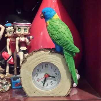Creative Alarm clock resin parrot kids gift home decor desktop clock cute animal decor
Creative Alarm clock resin parrot kids gift home decor desktop clock cute animal decor