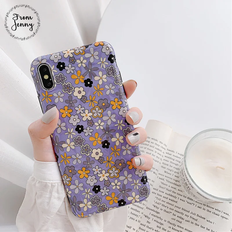 From Jenny Purple fresh flowers for iPhone x xr xs max 6 6s 7 8 Plus diamond print mobile phone silicone protective soft shell
From Jenny Purple fresh flowers for iPhone x xr xs max 6 6s 7 8 Plus diamond print mobile phone silicone protective soft shell