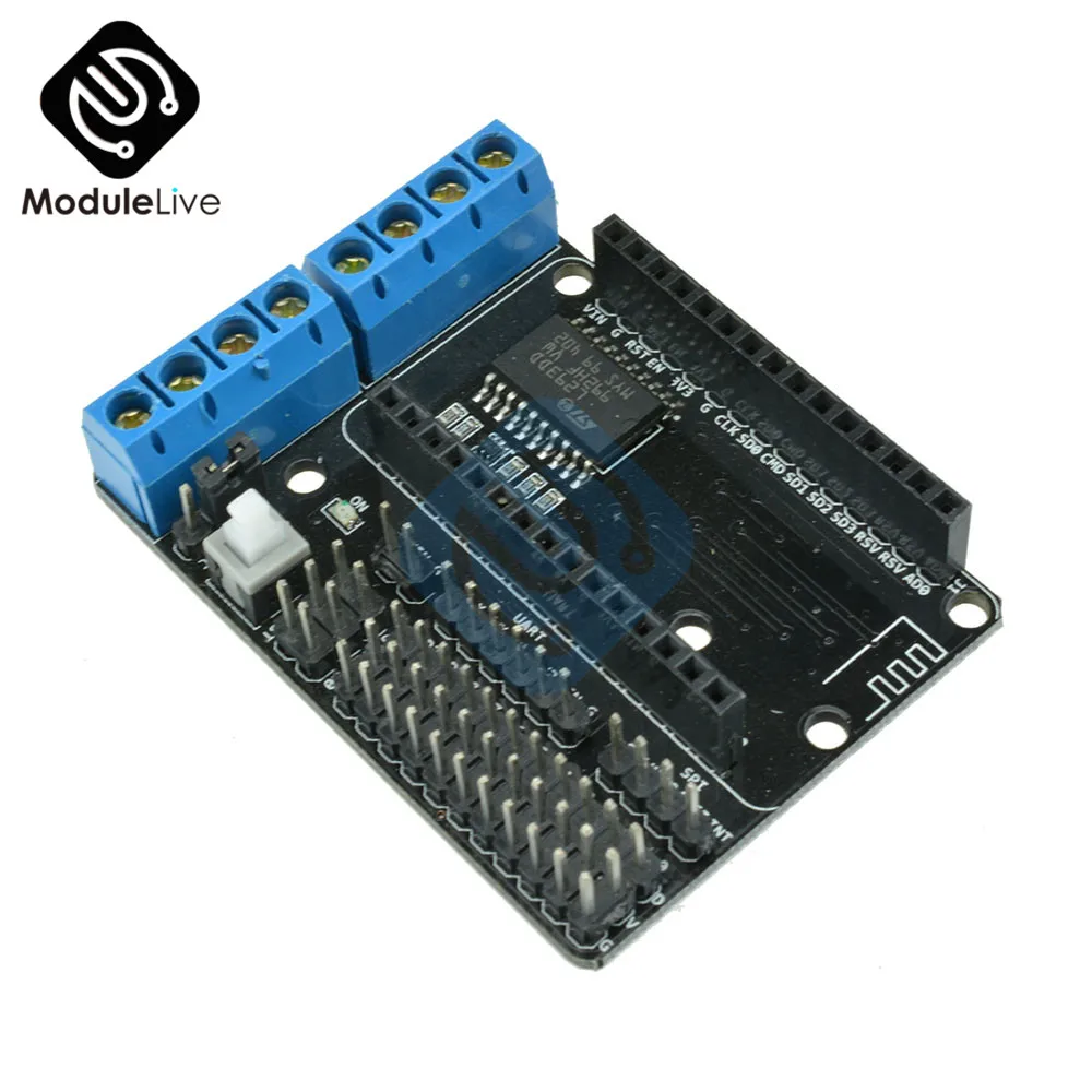 For NodeMcu Motor Driver Shield Board L293D L293 For ESP8266 ESP-12E Dual High Power Toy Wifi rc Smart Car Remote Control
For NodeMcu Motor Driver Shield Board L293D L293 For ESP8266 ESP-12E Dual High Power Toy Wifi rc Smart Car Remote Control