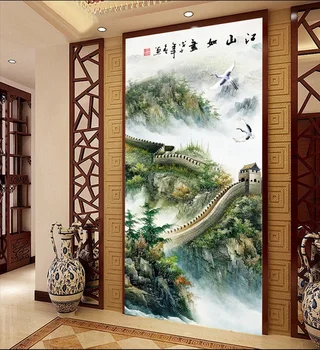 Custom photo 3d wallpaper Non-woven mural picture wall sticker The Great Wall porch corridor painting Living room decoration
Custom photo 3d wallpaper Non-woven mural picture wall sticker The Great Wall porch corridor painting Living room decoration