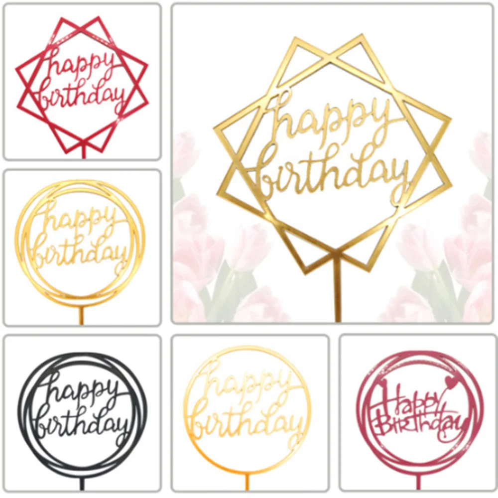 Glitter Happy Birthday Cake Topper Acrylic Letter Gold Silver Cake Top Flag Decoration for Boy Birthday Party Wedding Supplies
Glitter Happy Birthday Cake Topper Acrylic Letter Gold Silver Cake Top Flag Decoration for Boy Birthday Party Wedding Supplies