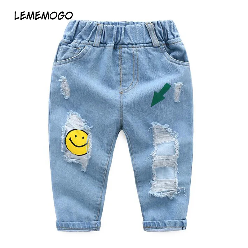Lememogo Baby Ripped Jeans Boys 2-7 Year Cartoon Print Girls Pants Spring Autumn Children Trousers Casual Kids Jeans for Boy Gir
Lememogo Baby Ripped Jeans Boys 2-7 Year Cartoon Print Girls Pants Spring Autumn Children Trousers Casual Kids Jeans for Boy Gir