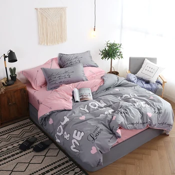 BEST.WENSD Quality adults girls boys Home textile bed comforter pink gray bed clothes comforter bedding sets wedding bed sheet
BEST.WENSD Quality adults girls boys Home textile bed comforter pink gray bed clothes comforter bedding sets wedding bed sheet